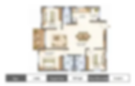 3 BHK 1287 SqFt
